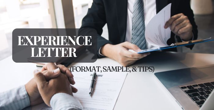 Experience Letter (Format, Sample, & Tips)